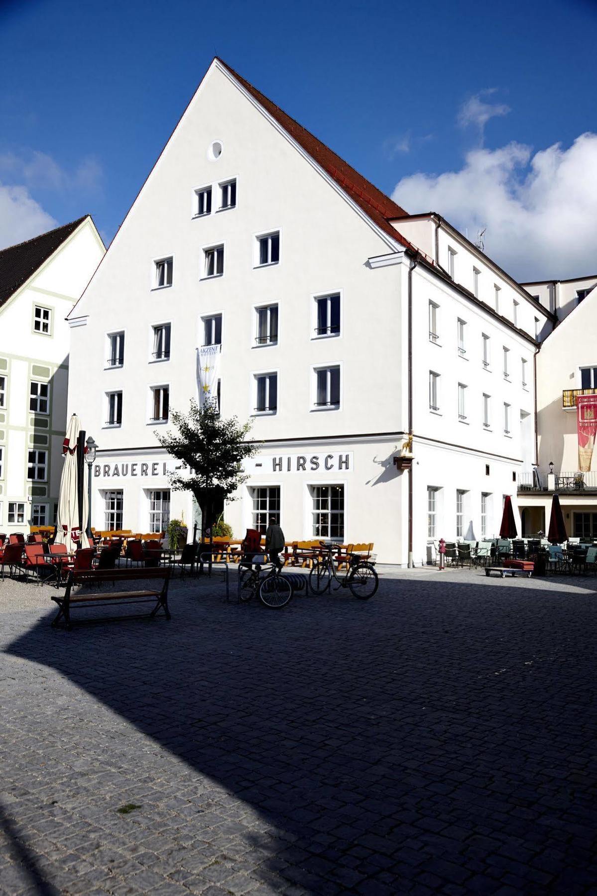 Akzent Brauerei Hotel Hirsch オットーベウーレン エクステリア 写真